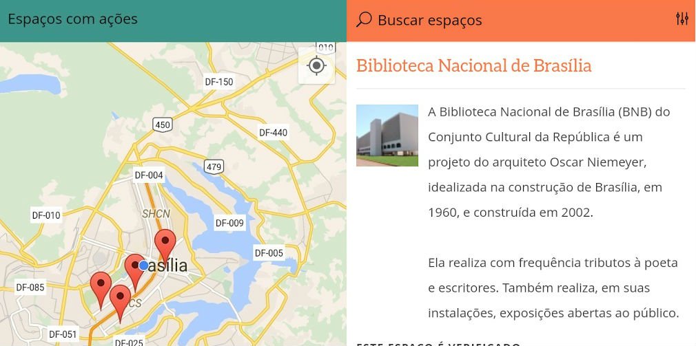 Mapas Culturais available in app